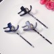 Cute Gem Kitten Hairpin Lovely Headdress Kid's Jewelry