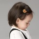 Cute Gold Silver Pink Color Shiny Cat Hairpin Flower Lace Hair Clip Kid's Hair Accessories