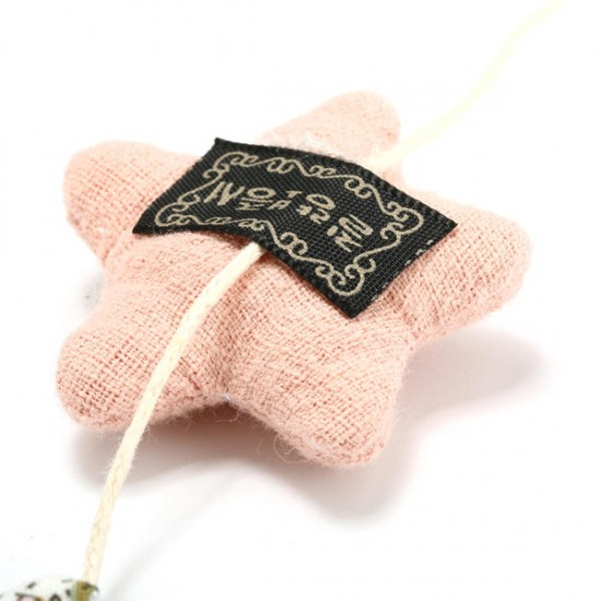 Cute Handmade Cotton Moon Star Christmas Gifts Sweater Necklaces For Kids