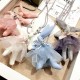 Cute Rabbit Lace Rhinestone Christmas Gifts Sweater Necklaces For Kids