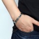 Ethnic BaGua Pattern Bracelet Magnet Magnetic Titanium Steel Bracelets Buddhist Jewelry For Men