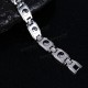 Ethnic BaGua Pattern Bracelet Magnet Magnetic Titanium Steel Bracelets Buddhist Jewelry For Men