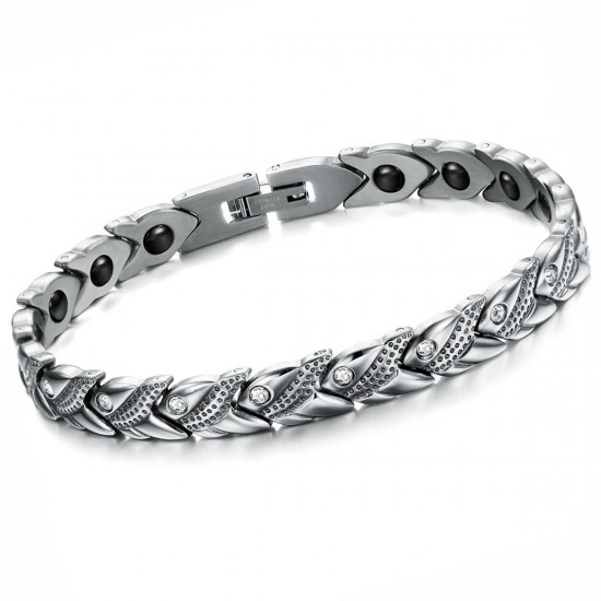 Magnetic Healing Health Women Bracelet Stainless Steel Jewelry Magnetic Healing Health Women Bracelet Stainless Steel Jewelry