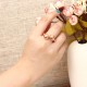 Magnetic Rose Gold Plated Ring Adjustable Radiation Protection Healing Jewelry Magnetic Rose Gold Plated Ring Adjustable Radiation Protection Healing Jewelry