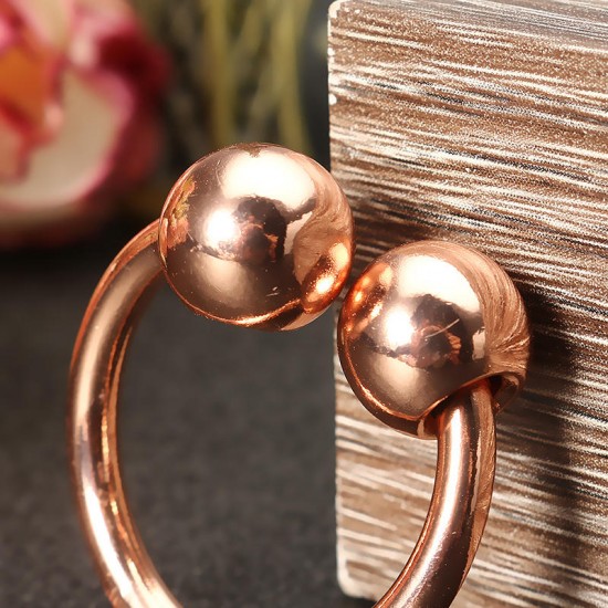 Magnetic Rose Gold Plated Ring Adjustable Radiation Protection Healing Jewelry Magnetic Rose Gold Plated Ring Adjustable Radiation Protection Healing Jewelry