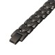 Men Punk Magnetic 316L Stainless Steel Black Bracelet