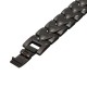 Men Punk Magnetic 316L Stainless Steel Black Bracelet Men Punk Magnetic 316L Stainless Steel Black Bracelet