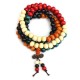 108Pcs 8mm Multilayer Sandalwood Buddha Prayer Beads Bracelet Necklace