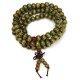 108Pcs 8mm Multilayer Sandalwood Buddha Prayer Beads Bracelet Necklace