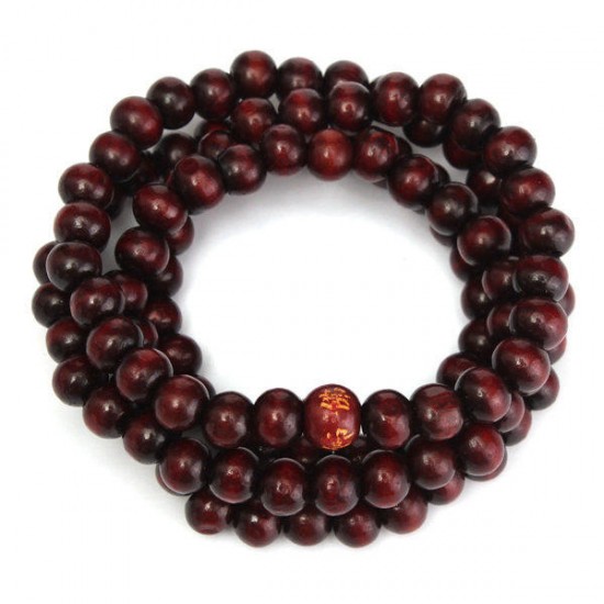 108Pcs 8mm Multilayer Sandalwood Buddha Prayer Beads Bracelet Necklace 108Pcs 8mm Multilayer Sandalwood Buddha Prayer Beads Bracelet Necklace