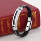 12mm Men Casual Stainless Steel Bracelet Silicone Chain Trendy Bracelets 12mm Men Casual Stainless Steel Bracelet Silicone Chain Trendy Bracelets