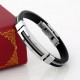 12mm Men Casual Stainless Steel Bracelet Silicone Chain Trendy Bracelets 12mm Men Casual Stainless Steel Bracelet Silicone Chain Trendy Bracelets