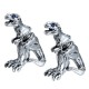 1 Pair Punk Alloy Tyrannosaurus Rex Ear Stud Blue Rhinestone Creative Earring for Men Women 1 Pair Punk Alloy Tyrannosaurus Rex Ear Stud Blue Rhinestone Creative Earring for Men Women