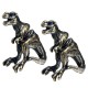 1 Pair Punk Alloy Tyrannosaurus Rex Ear Stud Blue Rhinestone Creative Earring for Men Women 1 Pair Punk Alloy Tyrannosaurus Rex Ear Stud Blue Rhinestone Creative Earring for Men Women