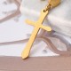 1 Piece Titanium Steel Earring Cross Pendant Black Silver Gold 316L Stainless Steel Unisex Ear Stud 1 Piece Titanium Steel Earring Cross Pendant Black Silver Gold 316L Stainless Steel Unisex Ear Stud