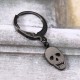 1 Piece Titanium Steel Earring Punk Skull Pendant 316L Stainless Steel Hoop Earrings for Men Women 1 Piece Titanium Steel Earring Punk Skull Pendant 316L Stainless Steel Hoop Earrings for Men Women