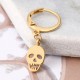 1 Piece Titanium Steel Earring Punk Skull Pendant 316L Stainless Steel Hoop Earrings for Men Women 1 Piece Titanium Steel Earring Punk Skull Pendant 316L Stainless Steel Hoop Earrings for Men Women