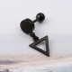 1 Piece Titanium Steel Earrings Fashion 316L Stainless Steel Triangle Pendant Ear Stud for Men Women 1 Piece Titanium Steel Earrings Fashion 316L Stainless Steel Triangle Pendant Ear Stud for Men Women