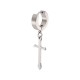 1Pc Punk Titanium Steel Dangle Ear Stud Cross Pendant Hoop Earrings for Men Women 1Pc Punk Titanium Steel Dangle Ear Stud Cross Pendant Hoop Earrings for Men Women