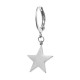 1Pc Titanium Steel Simple Style Star Pendant Ear Stud Fashion Earrings for Men