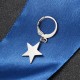 1Pc Titanium Steel Simple Style Star Pendant Ear Stud Fashion Earrings for Men 1Pc Titanium Steel Simple Style Star Pendant Ear Stud Fashion Earrings for Men