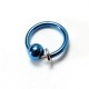 1pc Clip On Hoop Body Nose Lip Bead Ring No Piercing Spring Ear Stud