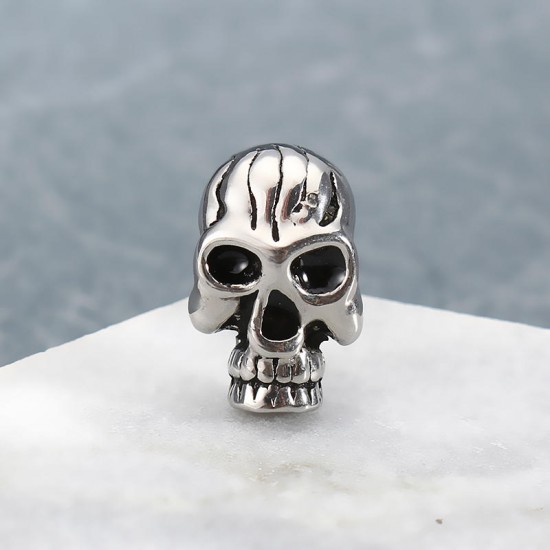 1pc Skull Titanium Steel Punk Women Men Male Earring Trendy Accessories 1pc Skull Titanium Steel Punk Women Men Male Earring Trendy Accessories