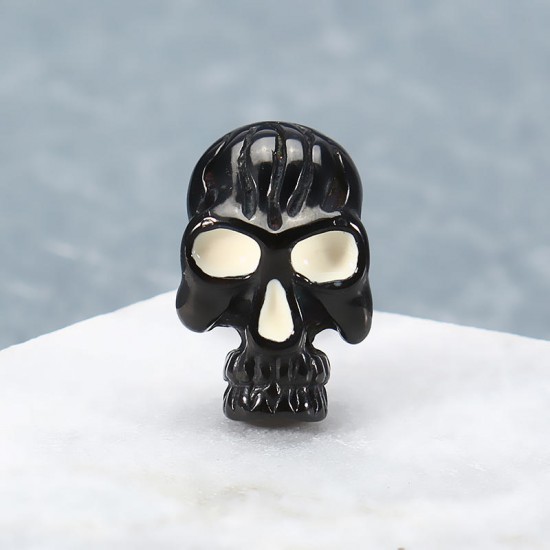 1pc Skull Titanium Steel Punk Women Men Male Earring Trendy Accessories 1pc Skull Titanium Steel Punk Women Men Male Earring Trendy Accessories