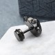1pc Skull Titanium Steel Punk Women Men Male Earring Trendy Accessories 1pc Skull Titanium Steel Punk Women Men Male Earring Trendy Accessories
