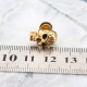 1pc Skull Titanium Steel Punk Women Men Male Earring Trendy Accessories 1pc Skull Titanium Steel Punk Women Men Male Earring Trendy Accessories
