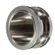 1pc Stainless Steel Pretty Girl Flared Ear Plugs Expander Tunnel Piercing 1pc Stainless Steel Pretty Girl Flared Ear Plugs Expander Tunnel Piercing