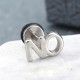 1pc Titanium Steel Letters Word NO Punk Women Men Earring 1pc Titanium Steel Letters Word NO Punk Women Men Earring