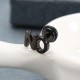 1pc Titanium Steel Letters Word NO Punk Women Men Earring 1pc Titanium Steel Letters Word NO Punk Women Men Earring