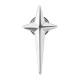 1pc Titanium Steel Rock Cross Star Earrings Trendy Ear Stud for Men 1pc Titanium Steel Rock Cross Star Earrings Trendy Ear Stud for Men