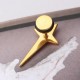 1pc Titanium Steel Rock Cross Star Earrings Trendy Ear Stud for Men