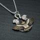 316L Stainless Steel Eagle Pendant Chain Never Fade Punk Necklace for Men 316L Stainless Steel Eagle Pendant Chain Never Fade Punk Necklace for Men