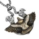 316L Stainless Steel Eagle Pendant Chain Never Fade Punk Necklace for Men 316L Stainless Steel Eagle Pendant Chain Never Fade Punk Necklace for Men