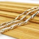 3mm Men's Silver Single Chain Anti-allergic Antifade Stainless Steel Necklace for Men 3mm Men's Silver Single Chain Anti-allergic Antifade Stainless Steel Necklace for Men
