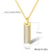 50cm Trendy Titanium Steel Cross Men's Necklace Silver Gold Plated Pendant Men Jewelry 50cm Trendy Titanium Steel Cross Men's Necklace Silver Gold Plated Pendant Men Jewelry