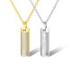 50cm Trendy Titanium Steel Cross Men's Necklace Silver Gold Plated Pendant Men Jewelry