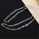 925 Sterling Silver Stamp Figaro Chain Necklace 16 18 20 22 24 26 28 30 Inch 925 Sterling Silver Stamp Figaro Chain Necklace 16 18 20 22 24 26 28 30 Inch