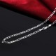 925 Sterling Silver Stamp Figaro Chain Necklace 16 18 20 22 24 26 28 30 Inch 925 Sterling Silver Stamp Figaro Chain Necklace 16 18 20 22 24 26 28 30 Inch