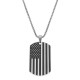 American Flag Sports Titanium Steel Necklace Trendy Unisex Clothing Accessories for Men Women