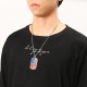 American Flag Sports Titanium Steel Necklace Trendy Unisex Clothing Accessories for Men Women