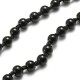 Black Obsidian Lucky Pendant Tai Ji Necklace Chain for Men Women Gift