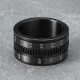 12mm Titanium Steel Black 316L Stainless Steel Finger Ring Spinner Camera Lens Focus Ring Men Ring 12mm Titanium Steel Black 316L Stainless Steel Finger Ring Spinner Camera Lens Focus Ring Men Ring