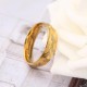18K Gold Plated Lord of the Rings Stainless Steel LOTR Finger Ring for Unisex 18K Gold Plated Lord of the Rings Stainless Steel LOTR Finger Ring for Unisex