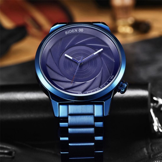 BIDEN BD0109 Photographer Series Creative Wrist Watch Unique Design Analog Quartz Watch