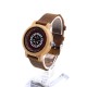 BOBO BIRD C-J19 Retro Style Wood Wrist Watches Leather Strap Ladies Watch