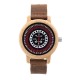 BOBO BIRD C-J19 Retro Style Wood Wrist Watches Leather Strap Ladies Watch